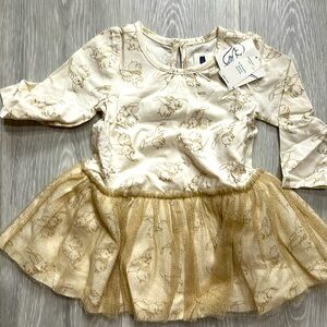 NWT One of a Kind Disney Dumbo Toulle Skirt Dress, size 12-18 months.